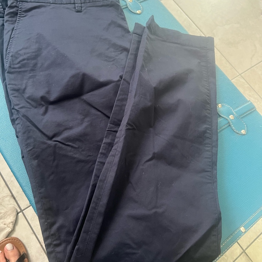 Jack Spade Blue Chinos Smooth Cotton-Blend